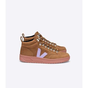 Coffee Women's Veja RORAIMA NUBUCK High Tops | AU 358LIS